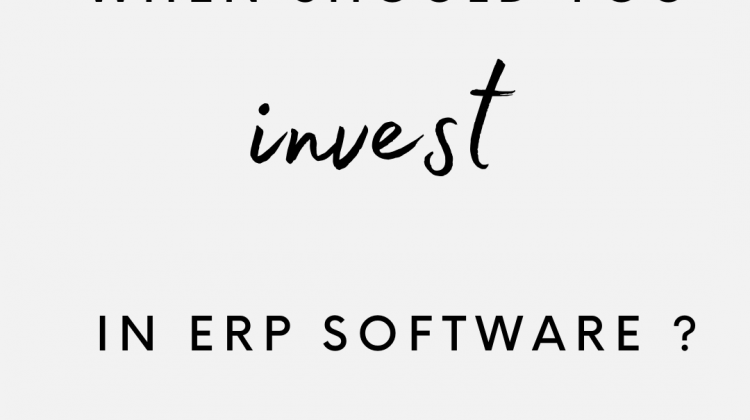 When should you adopt ERP software, and is it really a must?