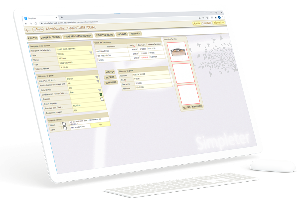 Commandes de fournitures et contrats de prestations