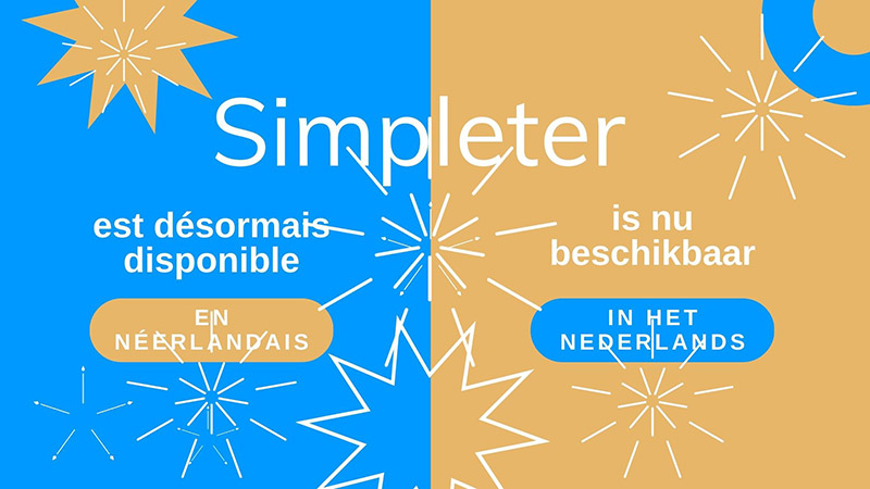 Simpleter software now in Dutch