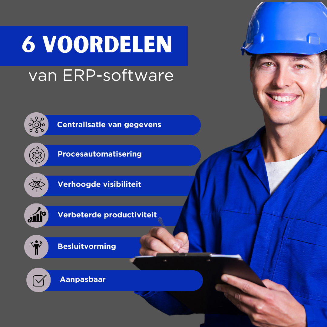 De 6 voordelen van ERP-software