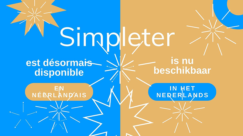 Simpleter désormais disponible en néerlandais